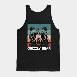 Retro Grizzly Bear - Grizzly Bear Tank Top